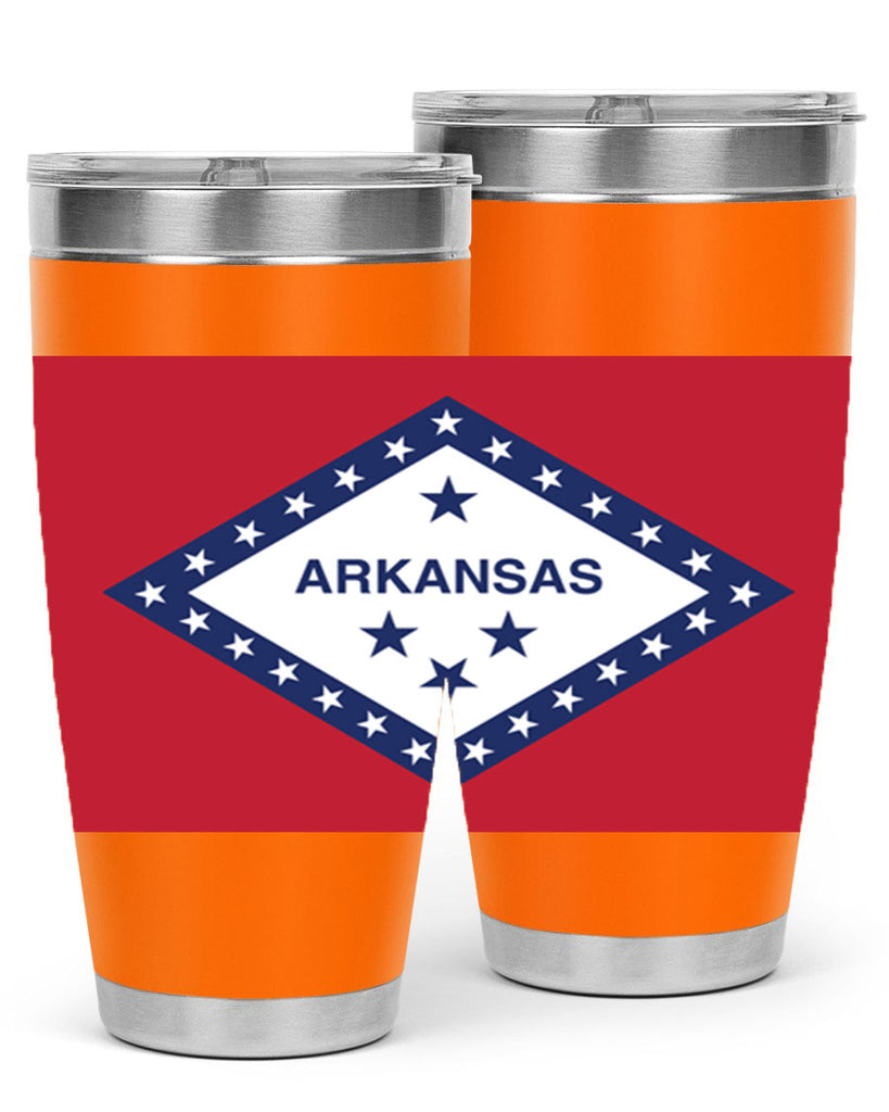 Arkansas 48#- Us Flags- Tumbler
