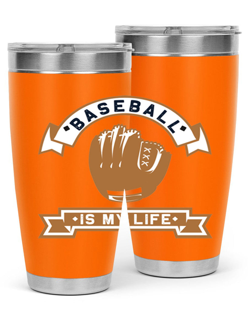 Baseball is 1445#- baseball- Tumbler