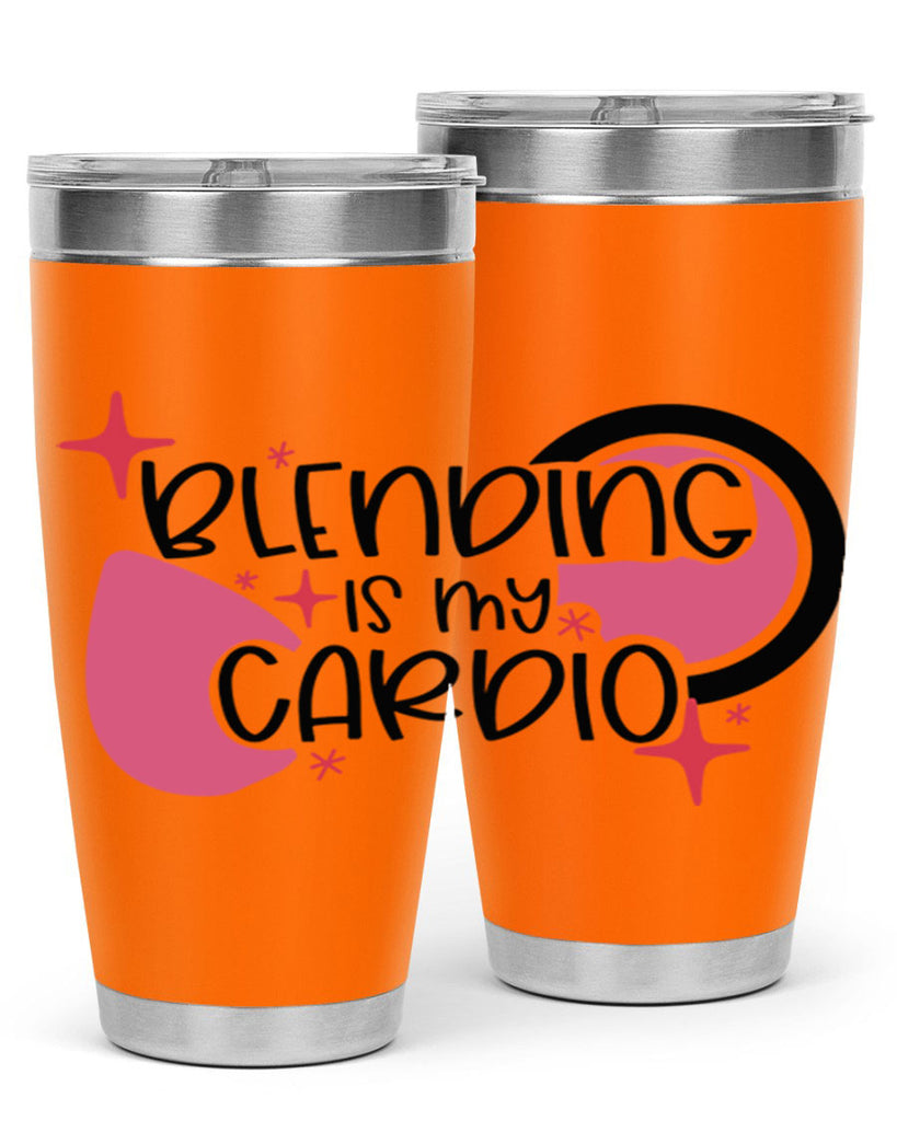 Blending Is My Cardio Style 128#- make up- Tumbler