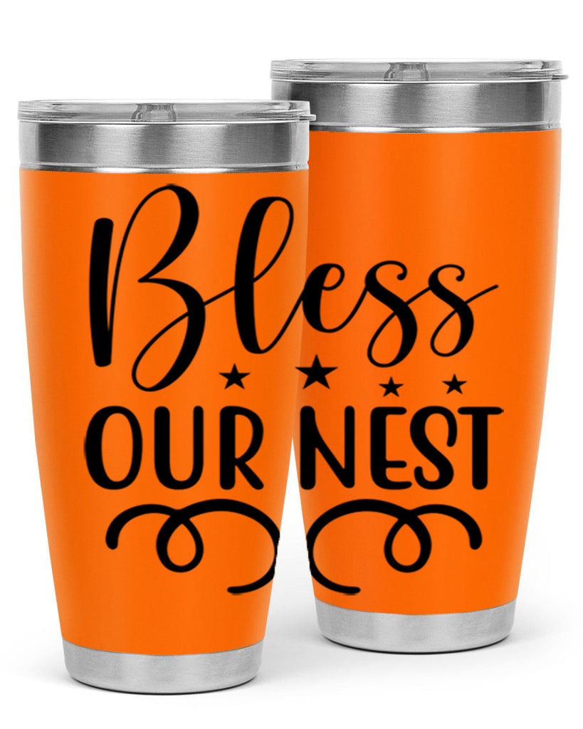 Bless Our Nest 50#- spring- Tumbler
