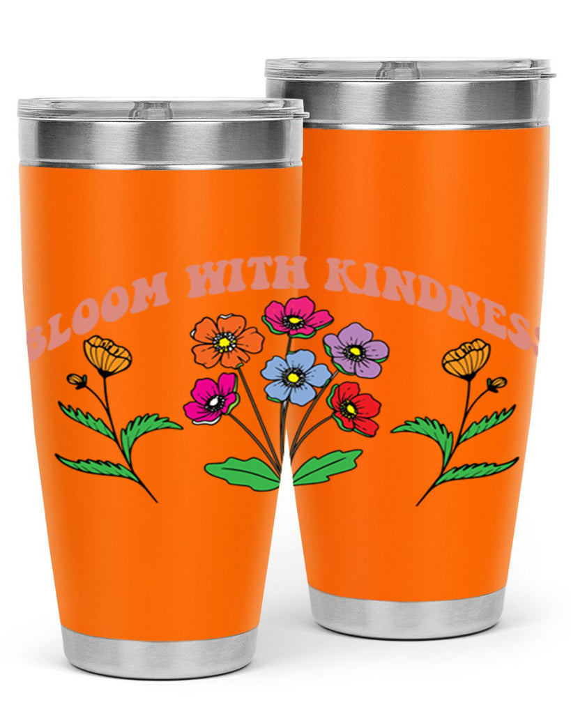 Bloom with Kindness  92#- spring- Tumbler