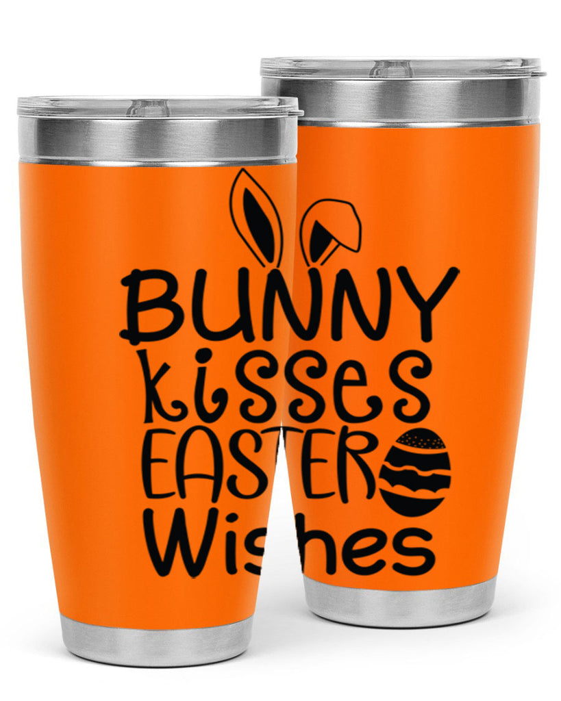 Bunny kisses easter wishes  94#- spring- Tumbler