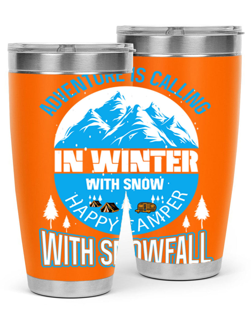 Camping Winter 39#- winter- Tumbler