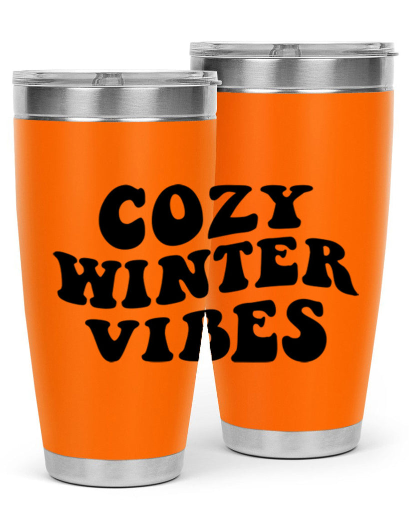 Cozy Winter Vibes 64#- winter- Tumbler
