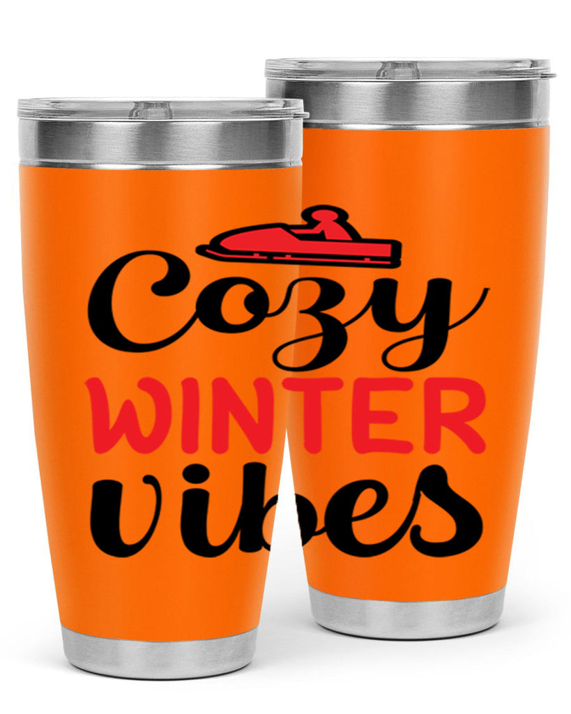 Cozy winter vibes 68#- winter- Tumbler