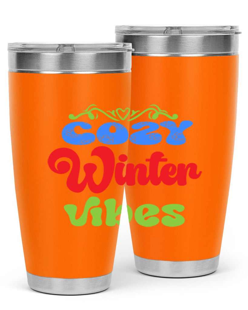 Cozy winter vibes 75#- winter- Tumbler