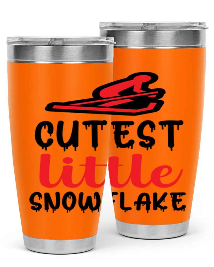 Cutest little snowflake 87#- winter- Tumbler