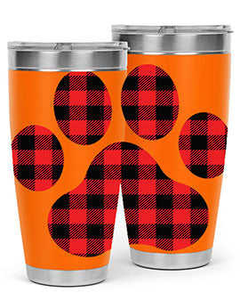 Dog Paw Style 94#- dog- Tumbler