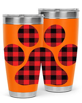 Dog Paw Style 95#- dog- Tumbler