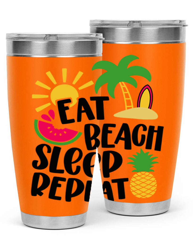 Eat Beach Sleep Repeat Style 47#- summer- Tumbler