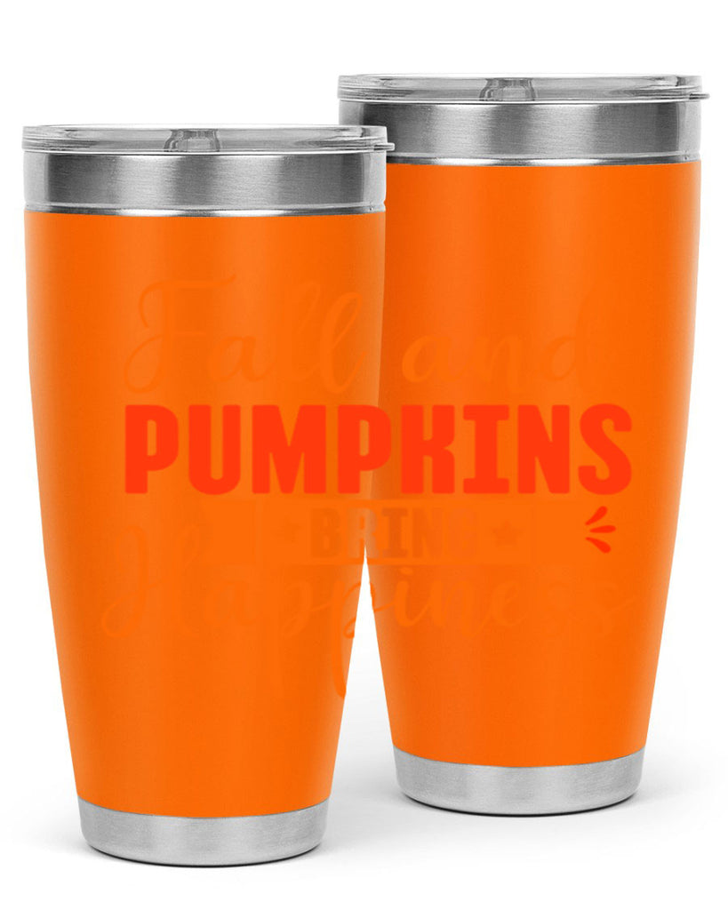 Fall And Pumpkins Bring Happiness Design 84#- fall- Tumbler