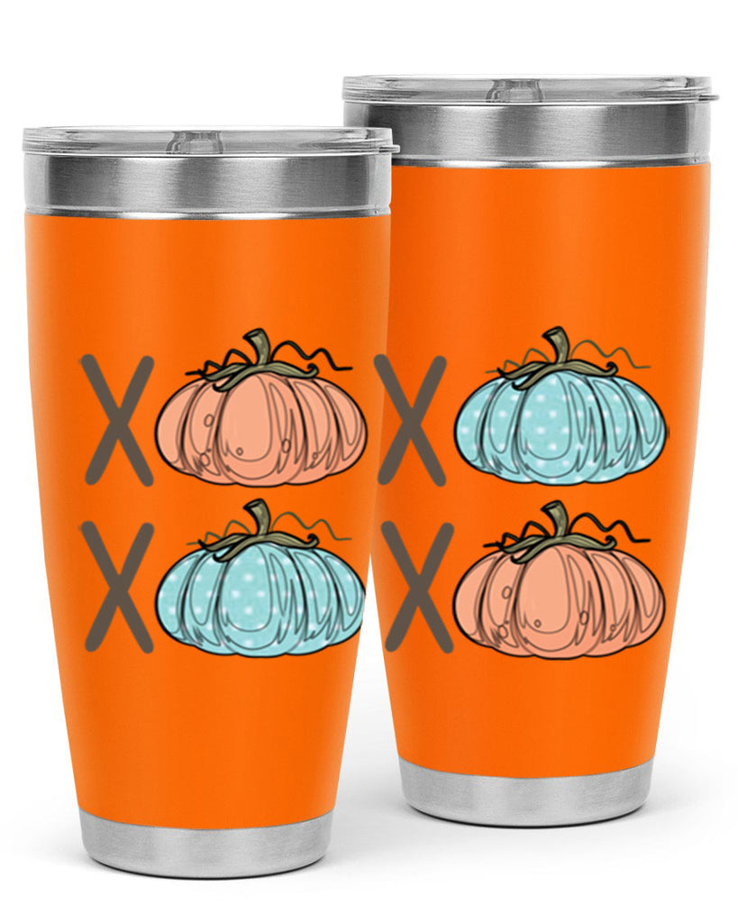 Fall Pumpkin XOXO 129#- fall- Tumbler