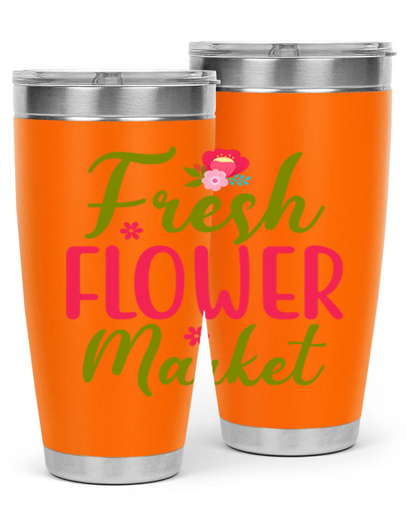 Fresh Flower Market 144#- spring- Tumbler