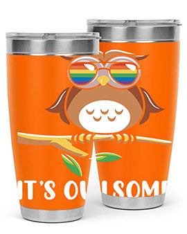 Funny Owl Gift Im Owlsome A TurtleRabbit 7#- owl- Tumblers