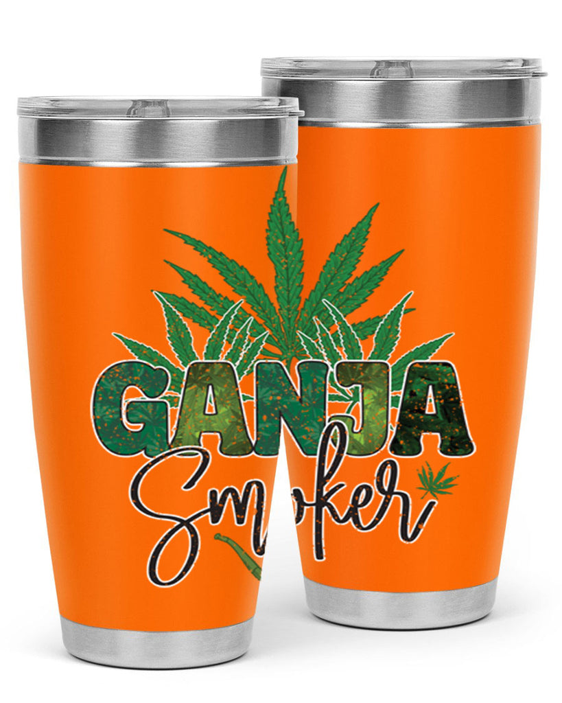Ganja Smoker Sublimation 89#- marijuana- Tumbler