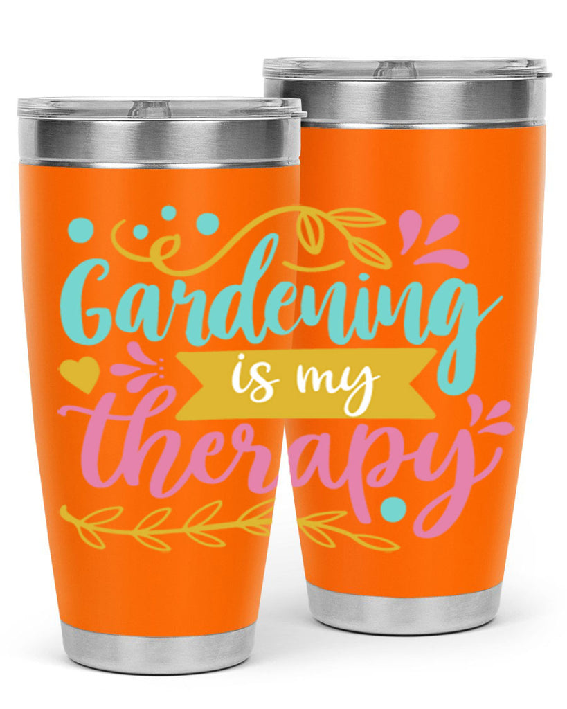 Gardening is my therapy Style 66#- summer- Tumbler