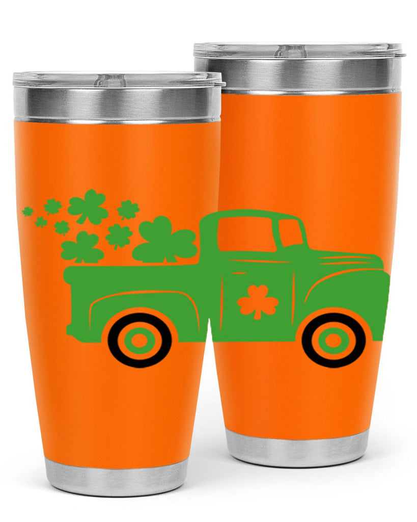 Green Truck Style 97#- St Patricks Day- Tumbler