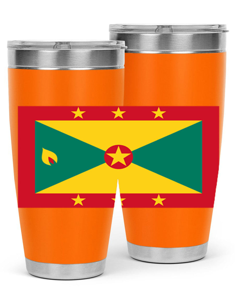 Grenada 130#- world flags- Tumbler