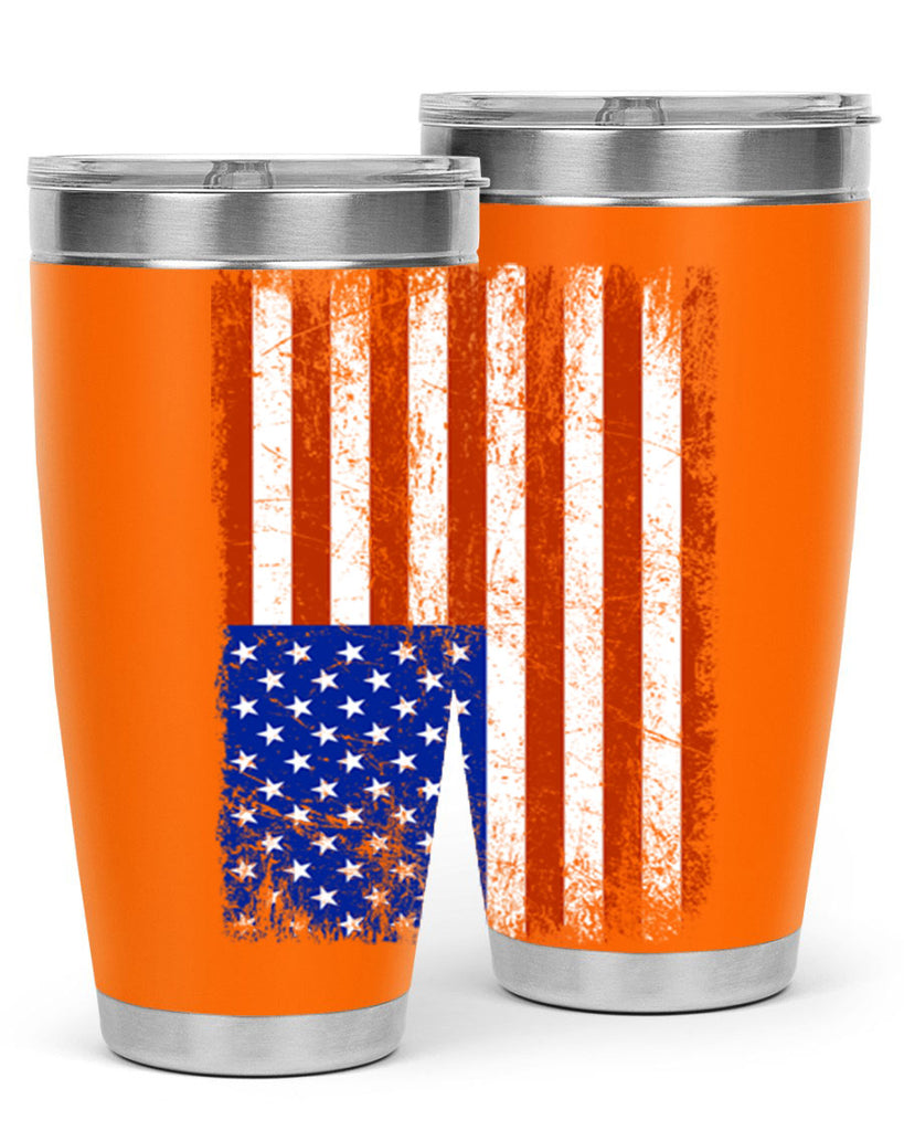 Grunge Flag 52#- Us Flags- Tumbler