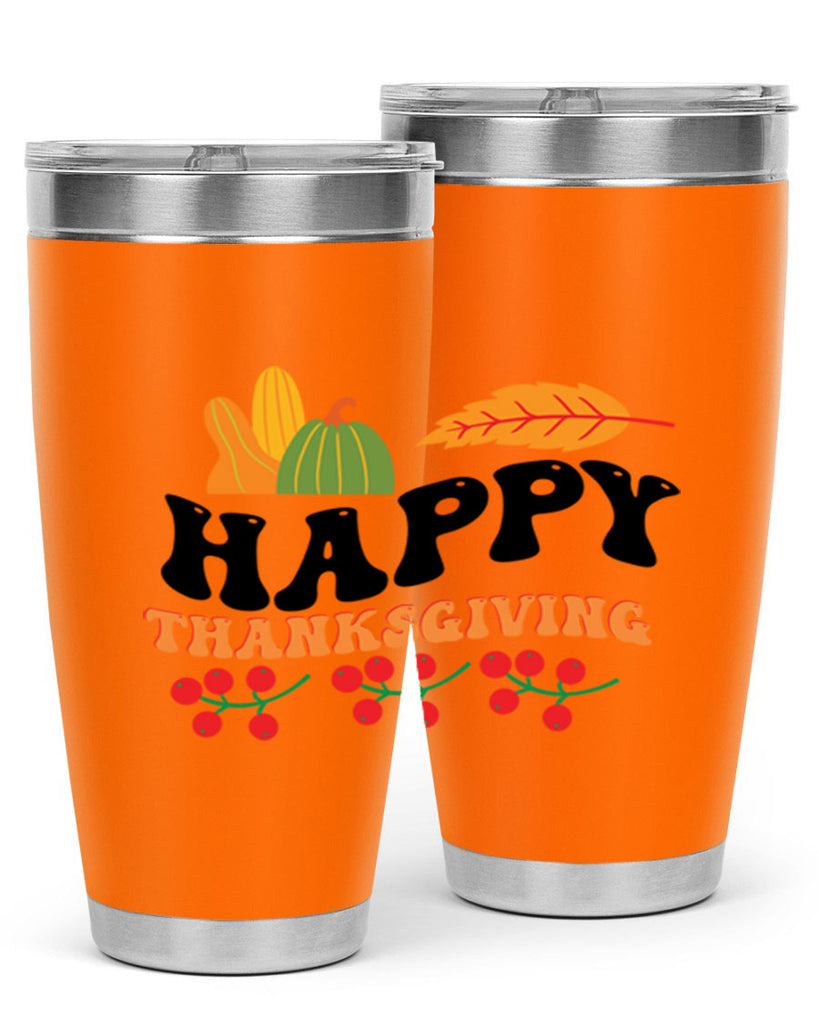 Happy Thanksgiving 251#- fall- Tumbler