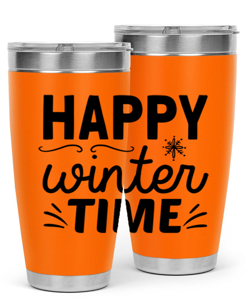 Happy Winter Time134#- winter- Tumbler