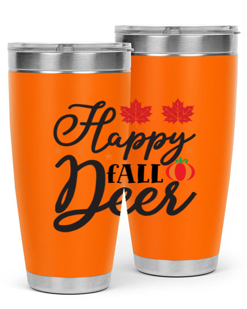 Happyfalldeer 254#- fall- Tumbler
