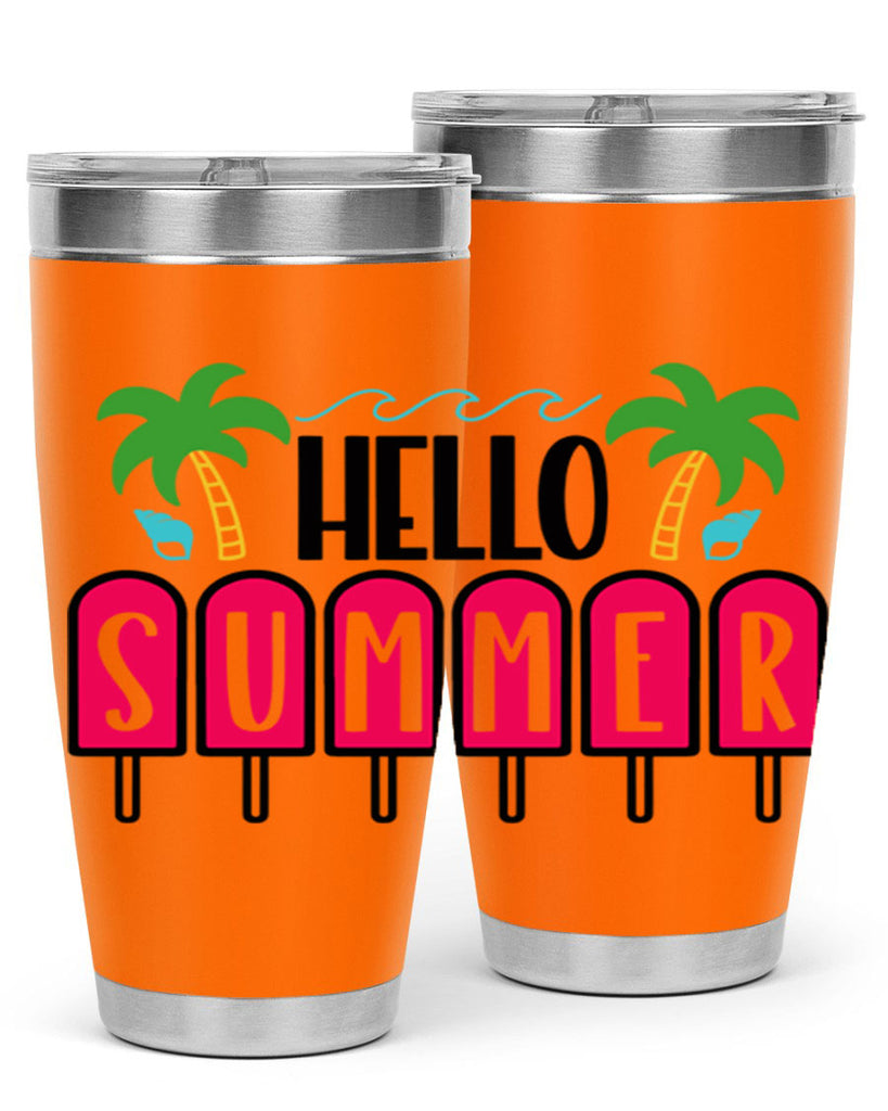 Hello Summer Style 39#- summer- Tumbler