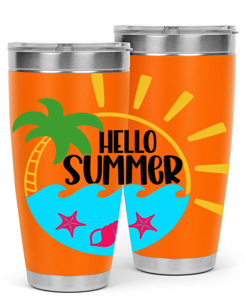 Hello Summer Style 40#- summer- Tumbler