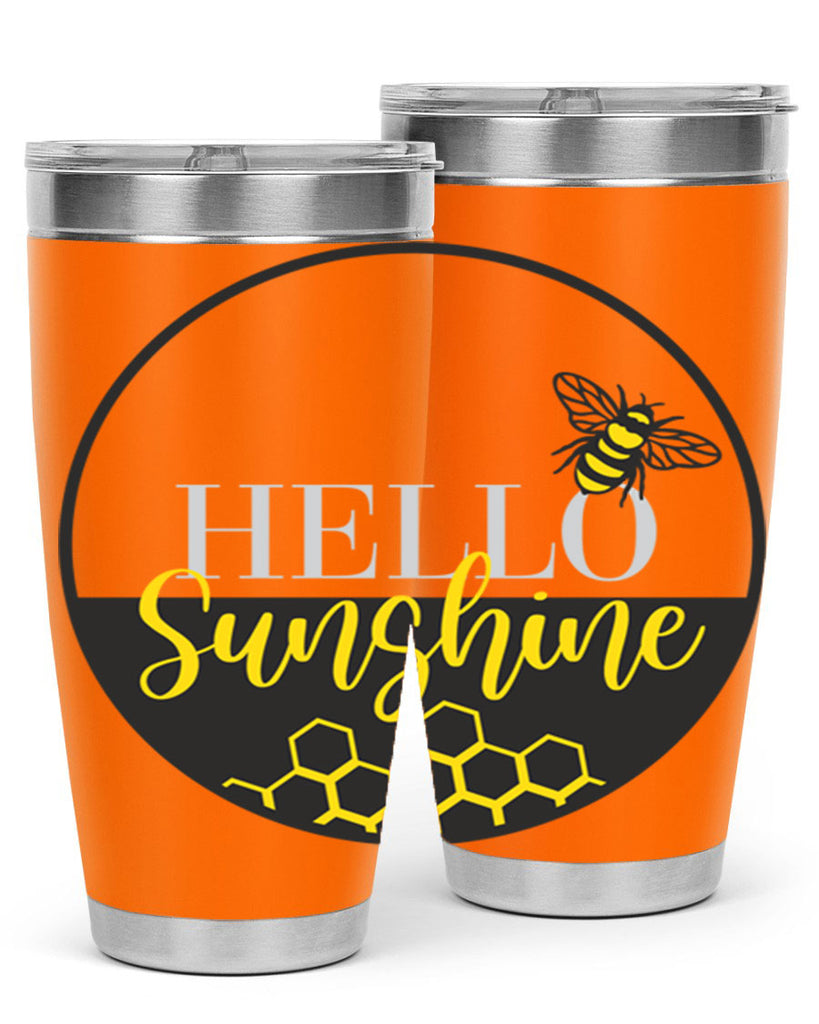 Hello Sunshine and bee216#- spring- Tumbler