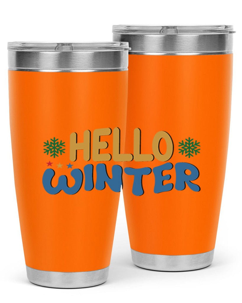 Hello Winter 181#- winter- Tumbler