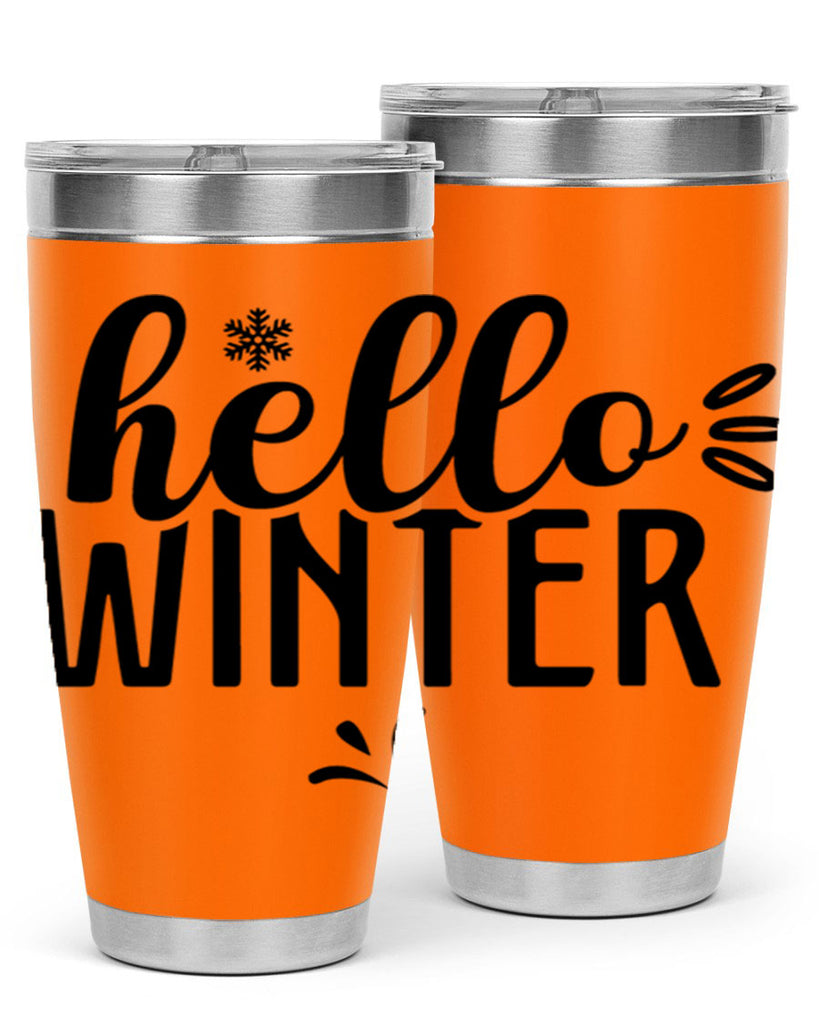 Hello Winter171#- winter- Tumbler