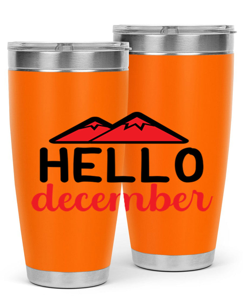 Hello december 160#- winter- Tumbler