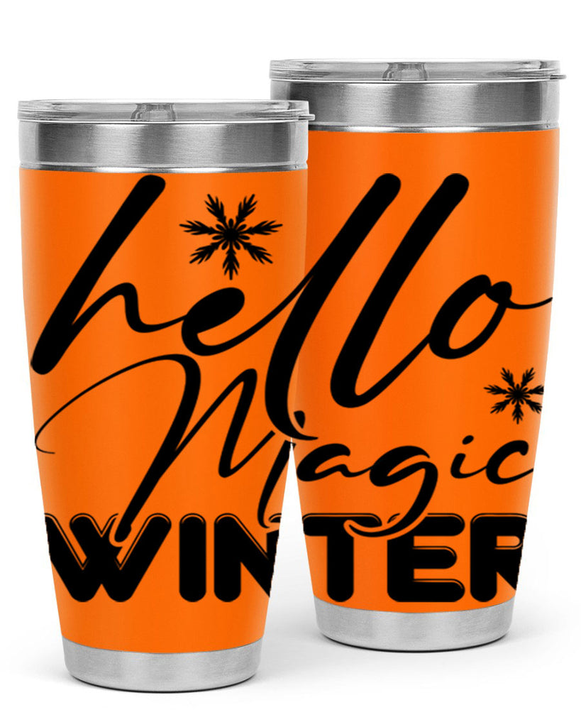 Hello magic winter 178#- winter- Tumbler