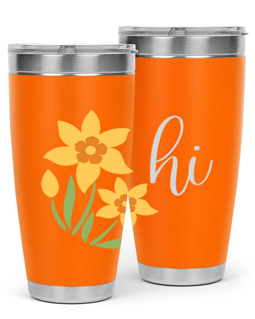 Hi daffodil flower236#- spring- Tumbler