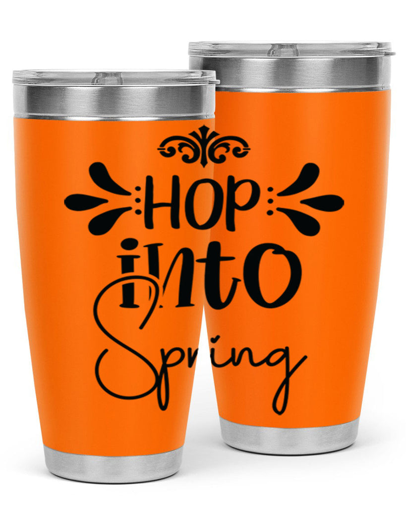 Hop into Spring 247#- spring- Tumbler