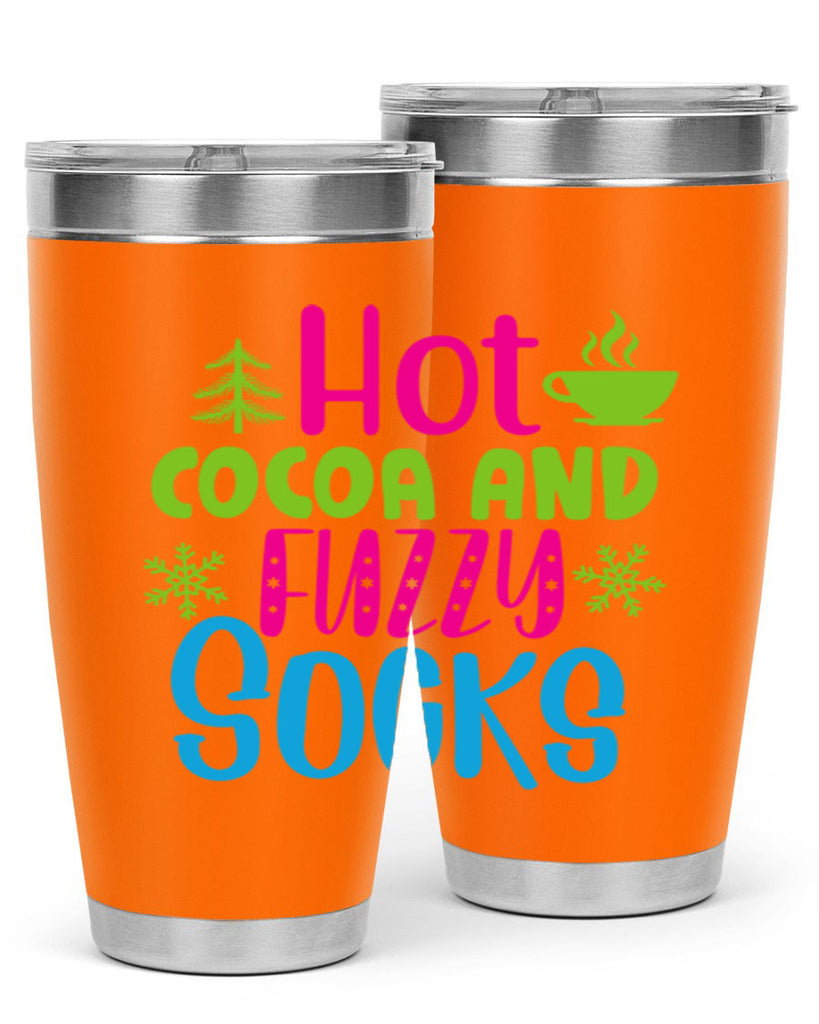Hot Cocoa And Fuzzy Socks209#- winter- Tumbler