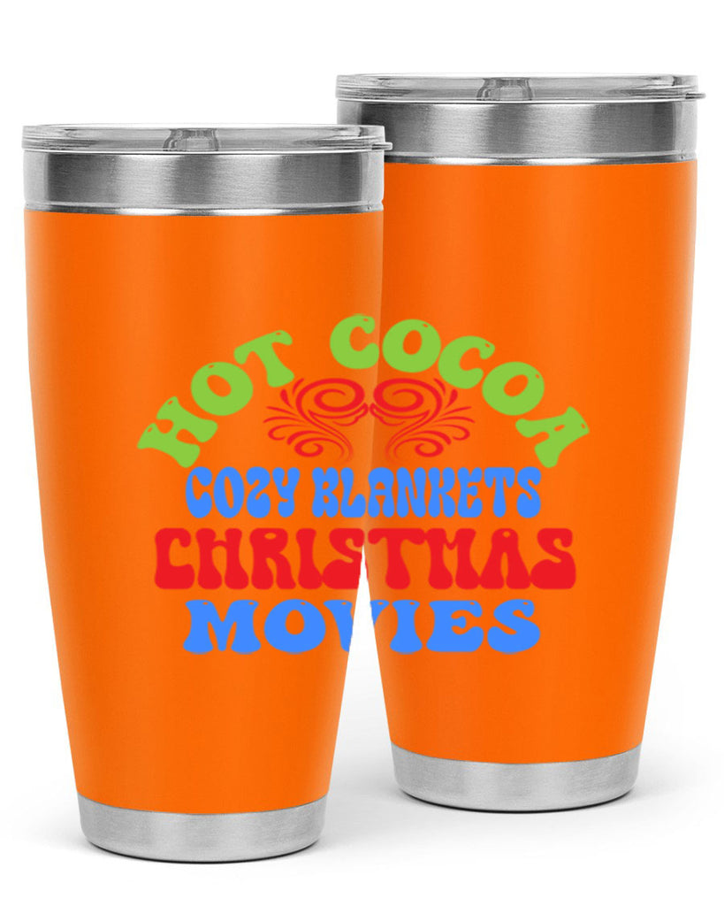 Hot cocoa cozy blankets christmas movies 210#- winter- Tumbler