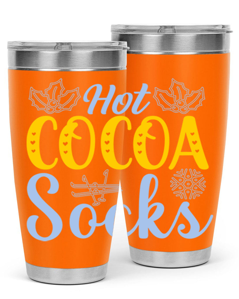 Hot cocoa socks211#- winter- Tumbler