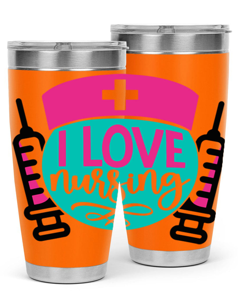 I Love Nursing Style Style 172#- nurse- tumbler