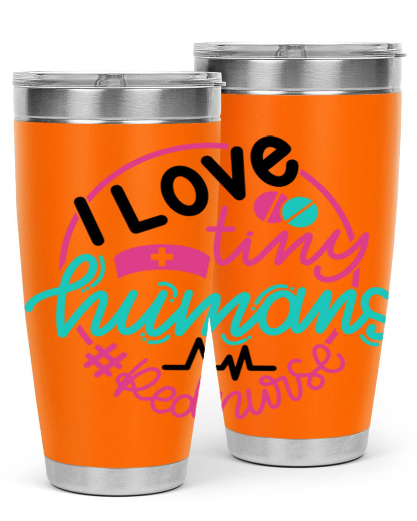 I Love Tiny Humans Red Nurse Style Style 167#- nurse- tumbler