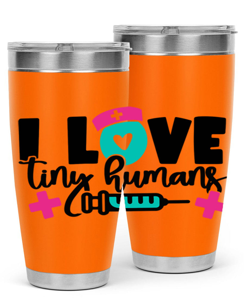 I Love Tiny Humans Style Style 166#- nurse- tumbler