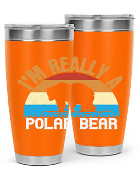 I'm Really A Polar Bear 38#- Bears- Tumbler