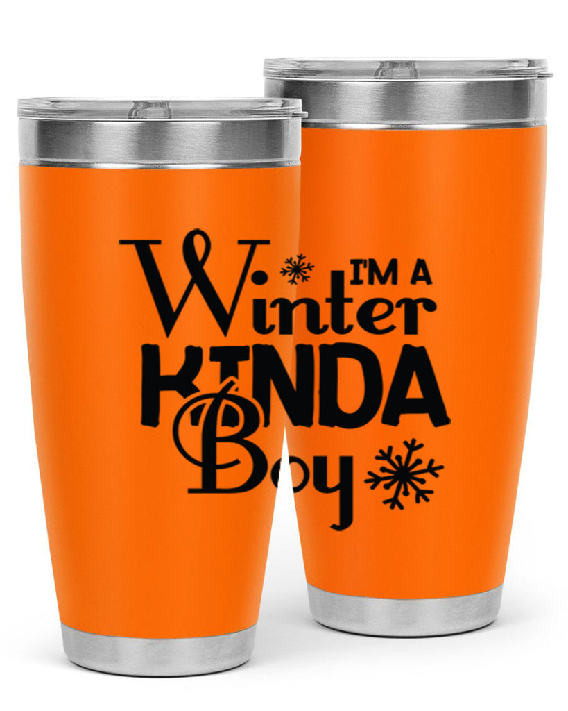 Im a Winter Kinda Boy 237#- winter- Tumbler