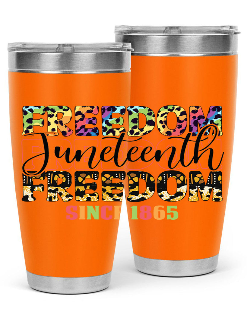 Juneteenth Freedom Since 1865 Png 36#- Juneteenth- tumbler