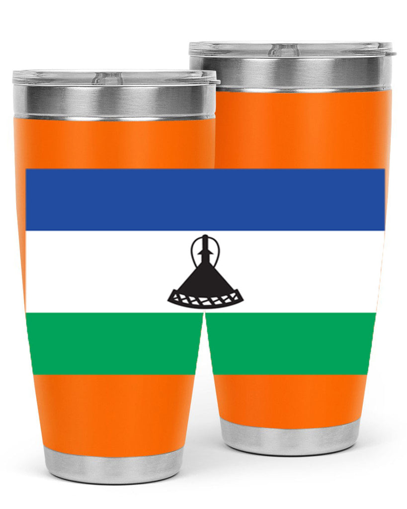 Lesotho 102#- world flags- Tumbler