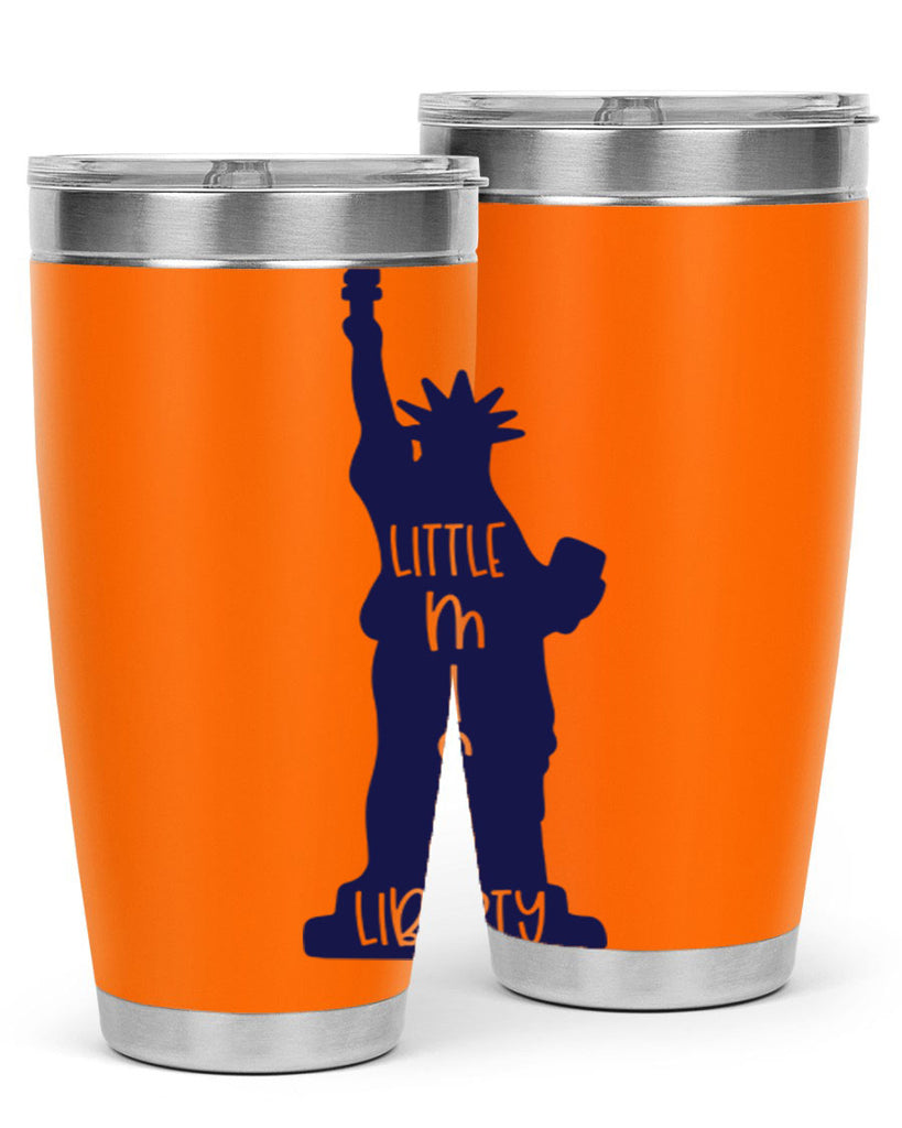 Little Miss Liberty Style 163#- Fourt Of July- Tumbler