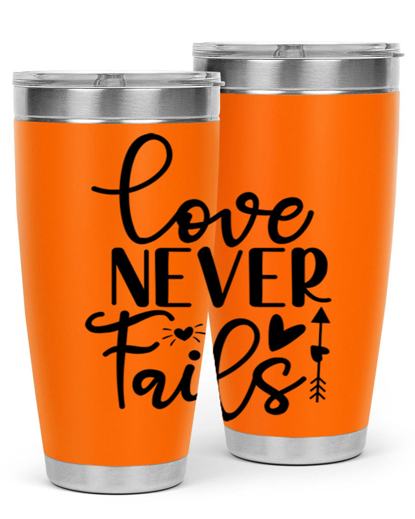 Love Never Fails 309#- winter- Tumbler