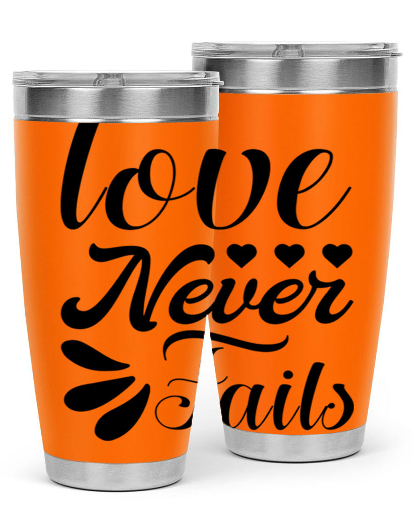 Love Never Fails 316#- winter- Tumbler