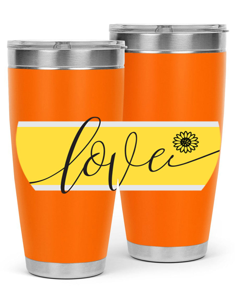Love and daisy327#- spring- Tumbler