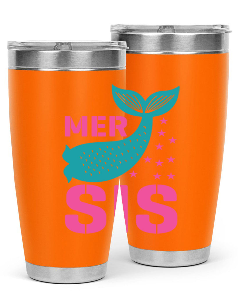 Mer Sis 345#- mermaid- Tumbler